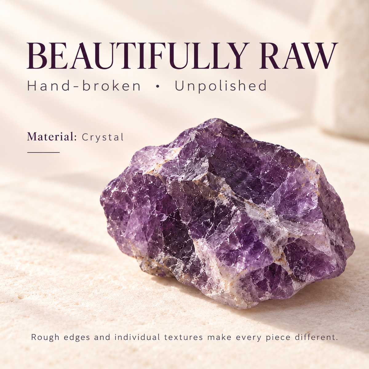 Amethyst Raw Stones — 200g