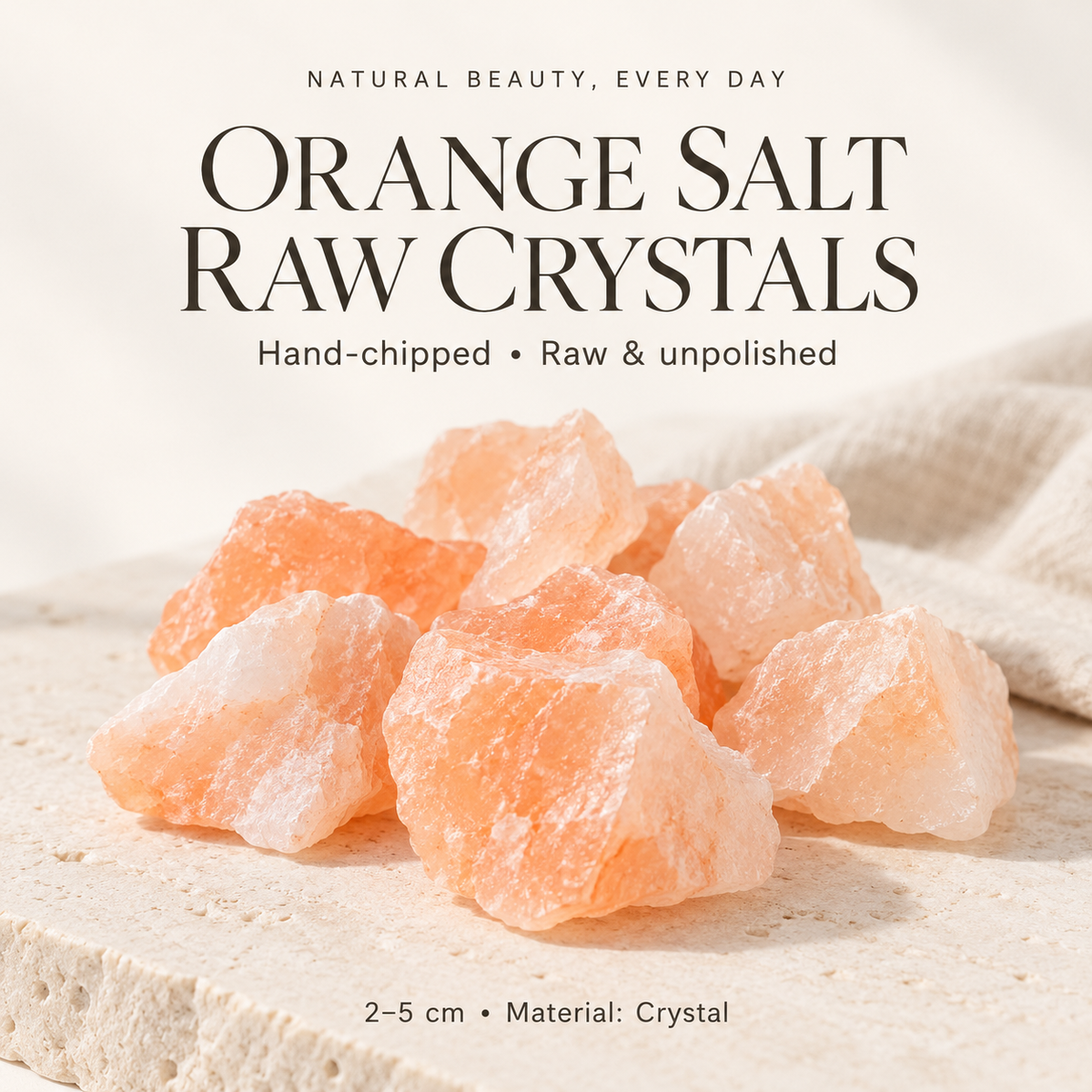 Orange Salt Raw Crystals — 200g