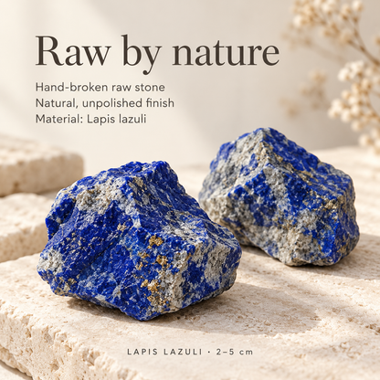 Lapis Lazuli Raw Stones — 200g