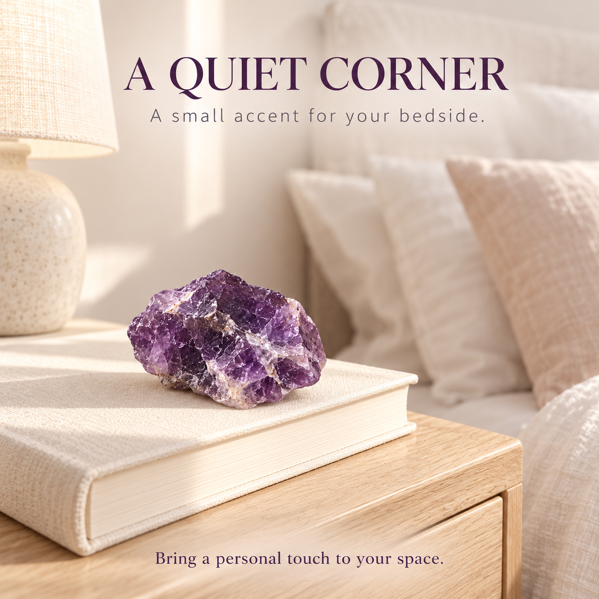 Amethyst Raw Stones — 200g