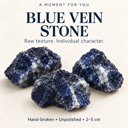 Blue Vein Raw Stones — 200g