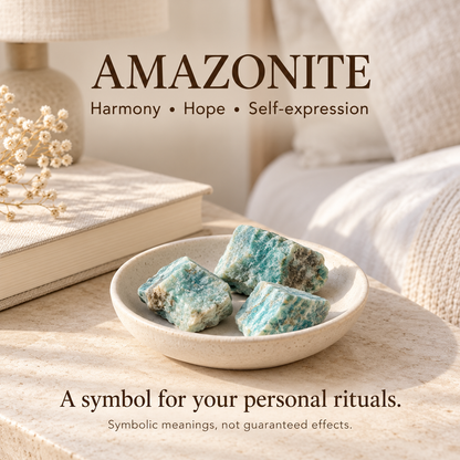 Amazonite Raw Stones — 200g