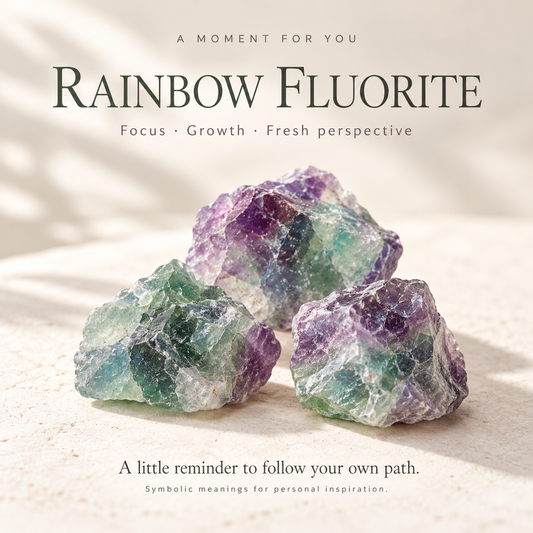 Rainbow Fluorite Raw Crystals — 200g