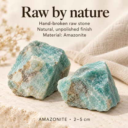 Amazonite Raw Stones — 200g
